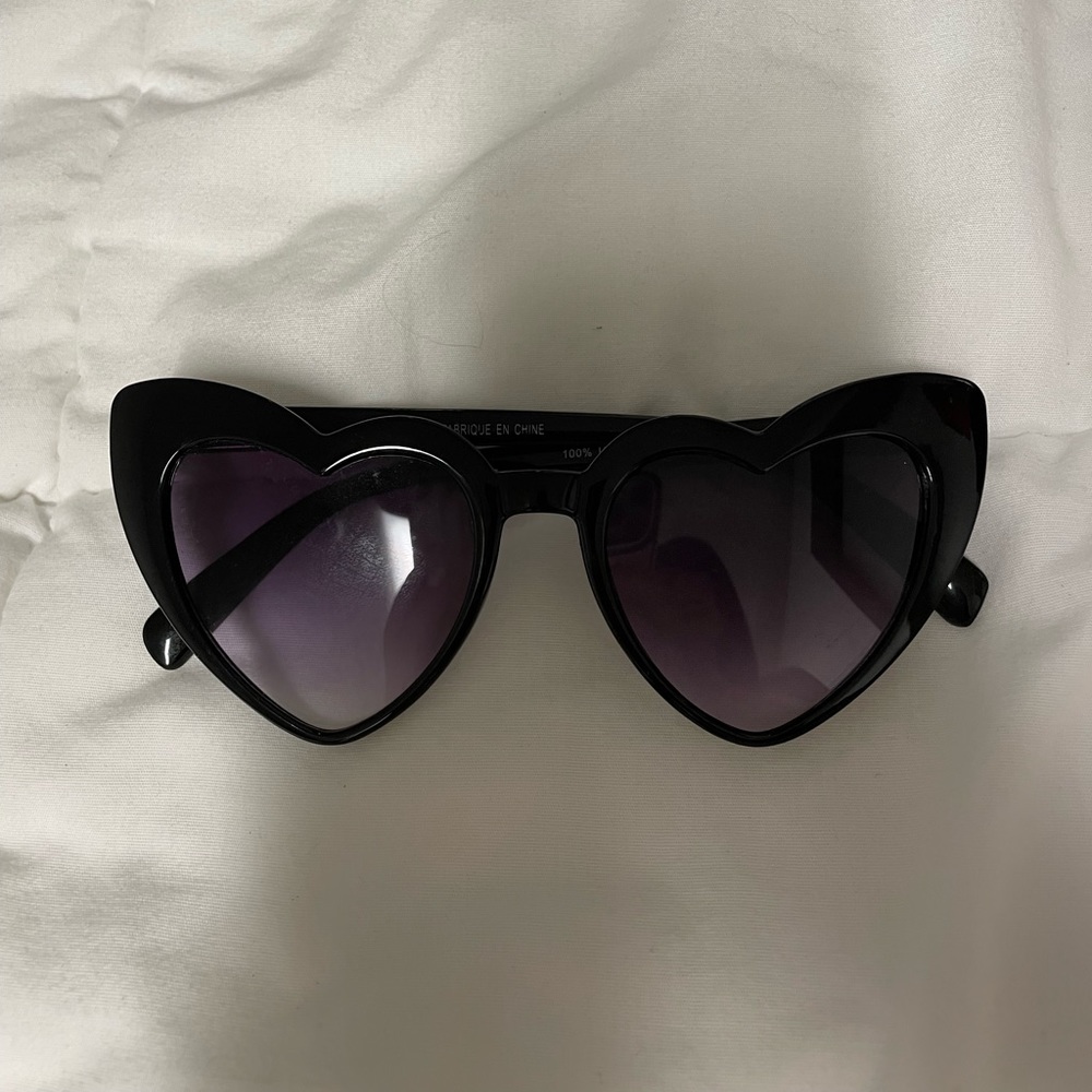 Heart-shaped sunglasses